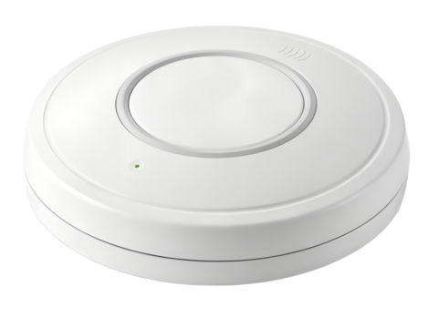 Wireless access point isolated on transparent background