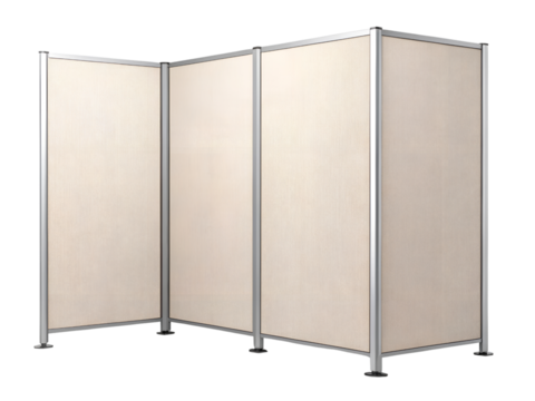 Folding screen isolated on transparent background