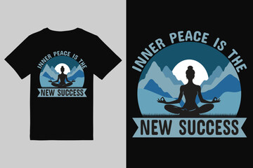 Yoga T shirt Design, yoga vector for t shirt