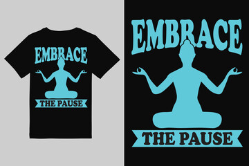 Yoga T shirt Design, yoga vector for t shirt