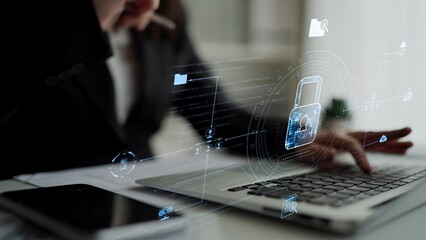 Cyber security protection and cyber security strategies against cyber threats, system hacks,...