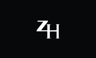 Obraz premium ZH,HZ,Z,H,H,Z abstract, letters, logo, monogram, style, symbols, ambitions, icons, 