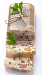 Sliced aspic