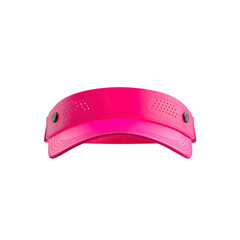 Hot Pink Visor with Adjustable Strap and Ventilation Holes - Studio Shot