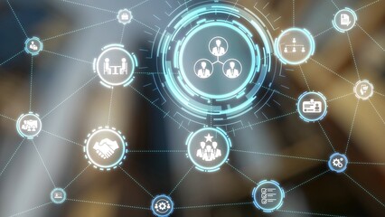 Obraz premium Digital recruitment and online hiring, virtual headhunting, smart recruitment platforms, talent acquisition solutions, and digital HR tools for modern workforce management. Gist