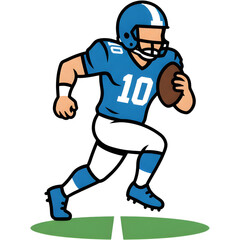 American Football Player Action