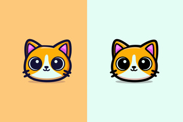 cat and mousecat, animal, vector, cartoon, illustration, pet, kitten, 