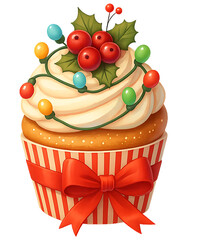 Berry Lights Cupcake