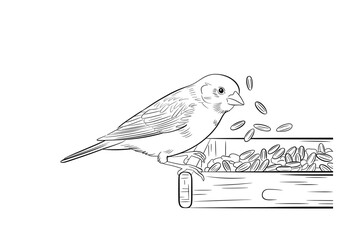 Playful Ferrets Cartoon Illustration: Two Happy Ferrets Playing in a Meadow with Flowers, Ferret Fun and Games, Pet Animals on a Green Background