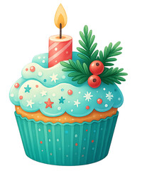Candlelight Frost Cupcake