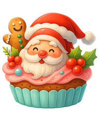 Santa Gingerbread Joy