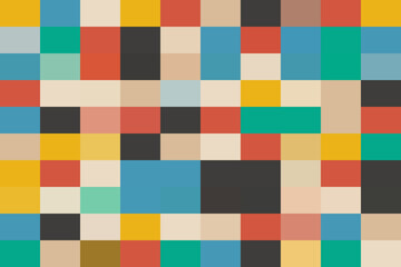 Colorful Geometric Pixelated Mosaic Pattern Keywords: abstract, background, pattern, texture