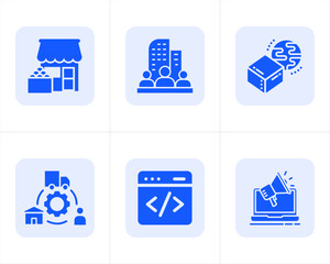set of web bank icon vector design, icon, web, set, symbol, vector, button, business, sign, icons, internet, illustration, design, website, glossy, blue, icon set, phone, home, buttons, email, shop