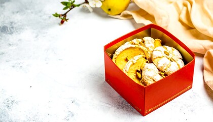 Sweet treats in a red box