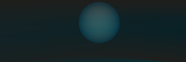 Gradient Blue abstract background. Smooth Dark blue with  light vignette Studio.