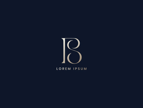 ps letter luxury monogram logo design, sp lettermark, sp business brand logo