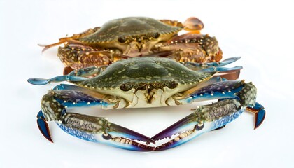 Three crabs in a row