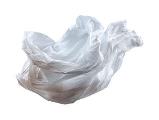 Discarded plastic bag urban environment waste PNG, isolated on transparent background