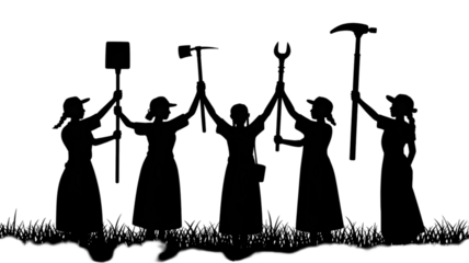 Empowered Women Workers Unity, Strength, and Craftsmanship