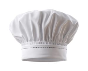 Cooking event chef hat on display kitchen PNG, isolated on transparent background