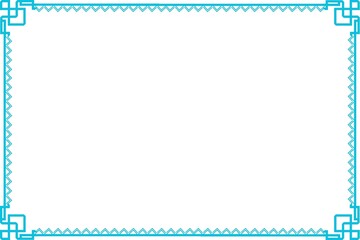 Simple Frame, Border Frame, Photo Frame with White Background, Blue Frame, Unique Style Frame, Amaizing Frame