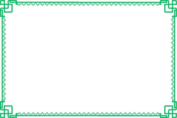 Simple Frame, Border Frame, Photo Frame with White Background, Sharp Green Frame, Unique Frame, Amaizing Style Frame