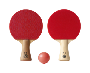Table tennis match action sports playful environment PNG, isolated on transparent background