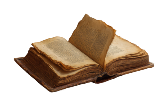 Antique book display library vintage PNG, isolated on transparent background