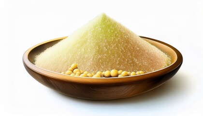 Guar Gum Or Guaran Galactomannan Polysaccharide Extracted From Guar Beans T Has Thickening And Stabilizing Properties Useful In Food Feed Digital Art Illustration Herb With Known Adhesive Effect