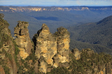 Fototapeta premium three sisters, blue mountains, australia