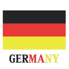 vector illustration of Germany flag