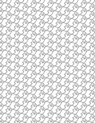 Cute Ghost Pattern Background, Seamless Halloween Design for Textiles and Wallpapers