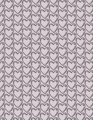 Heart Pattern Background: Romantic Love Design