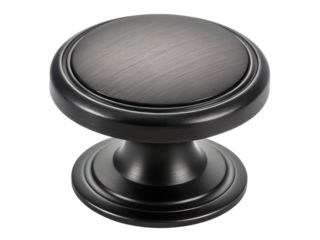 Cabinet knob isolated on transparent background