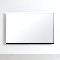 Flat-screen TV on a wall