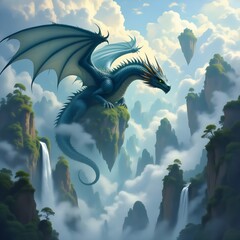 dragon in the sky