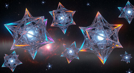 Render Space 3d Abstract Background Artwork Sky Pattern Design Motion Object Graphic Effect Digital 