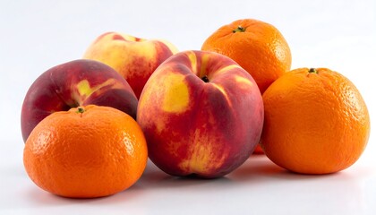Fresh peaches and clementines
