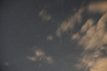stars and clouds
