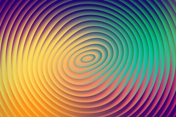Colorful abstract background with concentric circles, creating a mesmerizing and vibrant pattern that is visually appealing and eyecatching