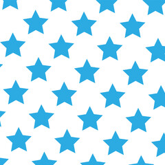 New sky blue star big pattern design.