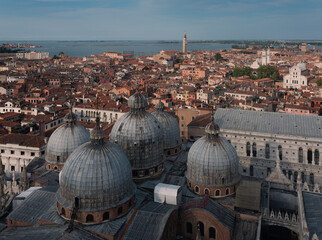 Obraz premium Basilica di San Marco, Venice view from the top