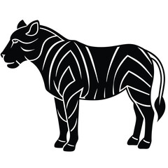 African wildlife silhouette collection featuring diverse animals in natural poses