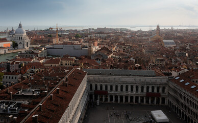 Venice day view from the top, Piazza San Marco