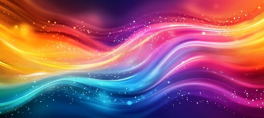 Colorful abstract wave background with gradient effect