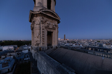Saint-Sulpice, Paris, view from the top of the church