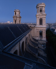 Saint-Sulpice, Paris, view from the top of the church