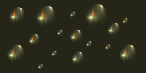 Abstract futuristic background with. Dynamic geometric lines. Vector illustration .red circles.  localization sign background