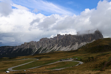 High mountain landscape - Giau pass
