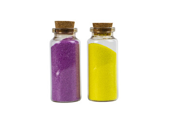 bottle of perfume isolated on white